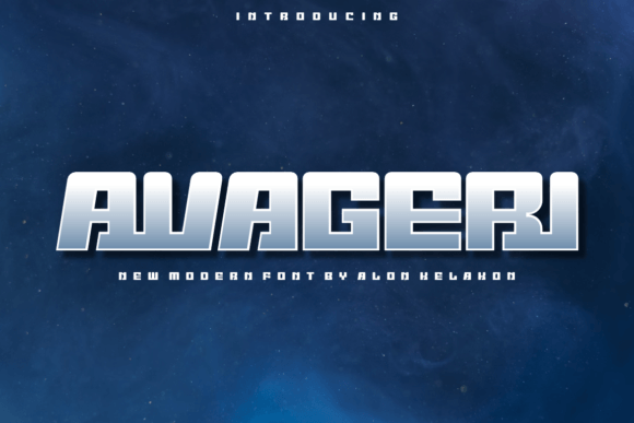 Avageri: A Modern Display Font for Editorial Elegance
