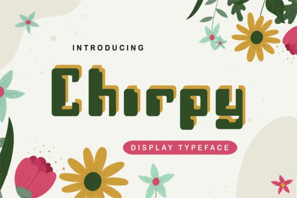 Chirpy: A Youthful Display Font That Brings Branding to Life