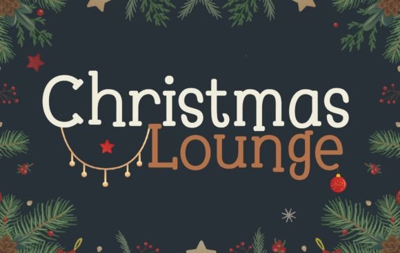 Christmas Lounge Font: A Joyful Display Typeface for Branding