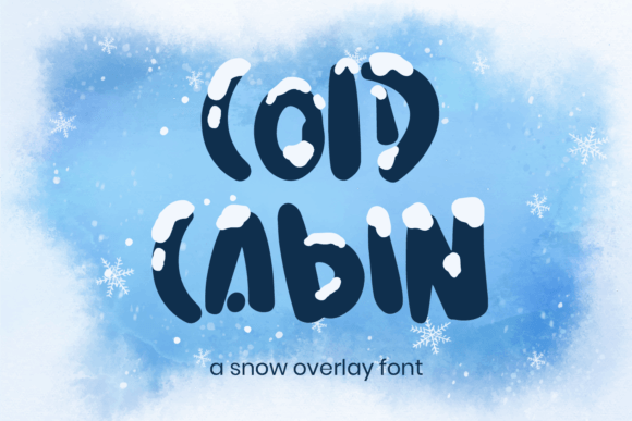 Cold Cabin: A Bold Display Font for Winter-Themed Campaigns