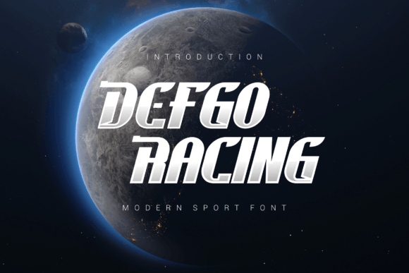 Defgo Racing Font: Bold Display Type for Campaigns