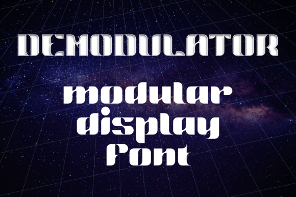 Demodulator: A Futuristic Display Font for Impactful Web Design