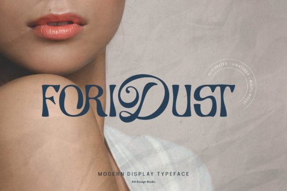 Foridust: A Stylish Display Font for Elegant Editorial Design