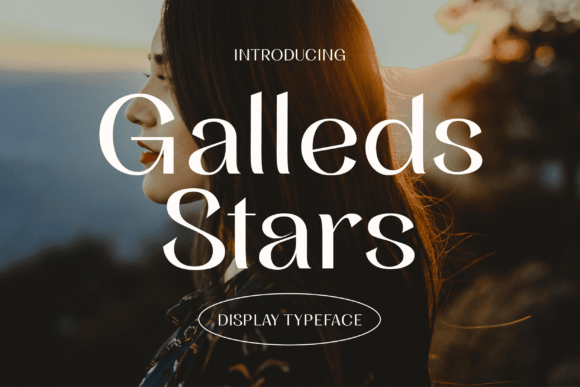 Galleds Stars: A Minimalist Display Font for Impact