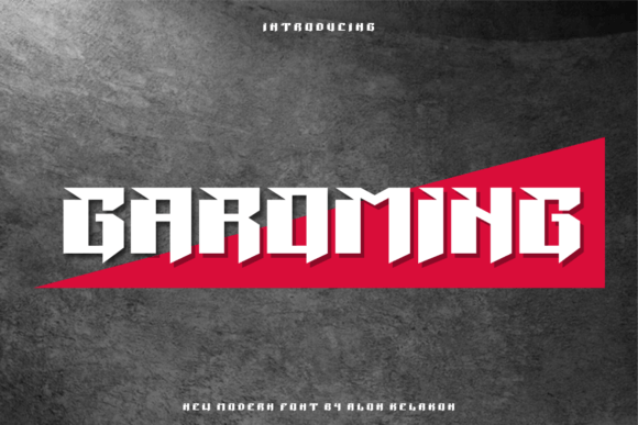 Garoming: A Modern Display Font That Elevates Handmade Branding