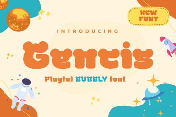 Gencis: A Playful Display Font for Modern Web Design Projects