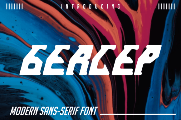 Gercep Font: A Display Typeface for Editorial Design