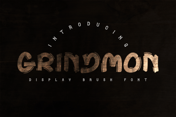 Grindmon: A Playful Display Font That Brings Handmade Designs to Life