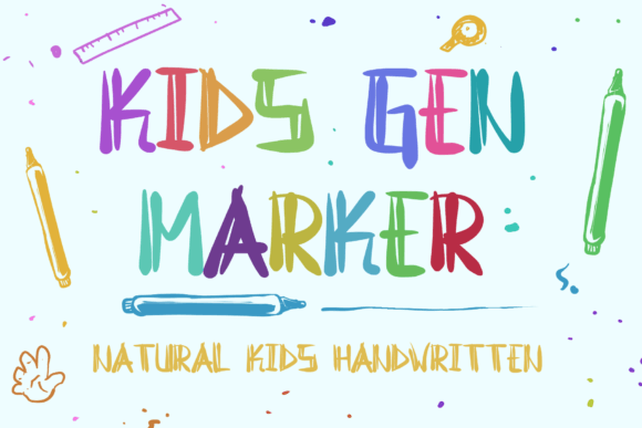 Kids Gen Marker: A Designer’s Take on Playful Display Typography