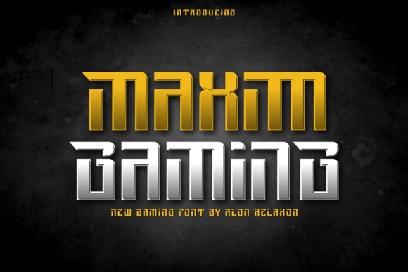 Maxim Gaming: A Bold Display Font That Elevates Brand Identity