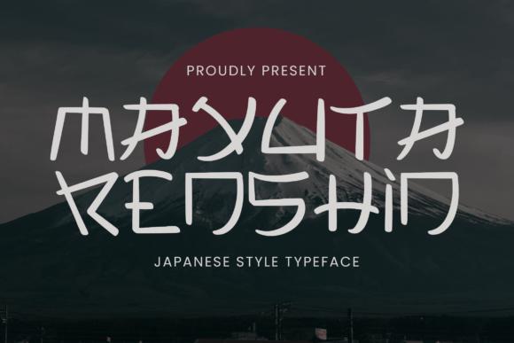 Mayuta Renshin: A Japanese-Style Display Font for Handmade Labels, Invitations & Shop Branding