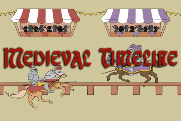 Medieval Timeline: A Bold Display Font for Historical-Themed Editorial Design