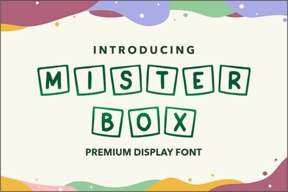 Mister Box: A Playful Display Font for Modern Web Design