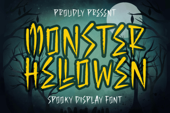 Monster Hellowen Font: A Web Designer’s Layout Test