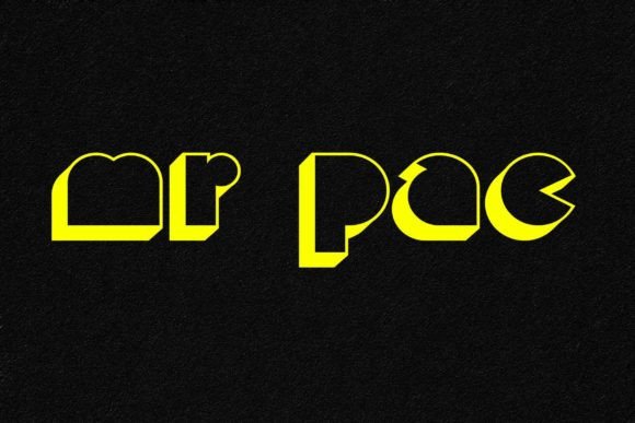 Mr. Pac: A Playful Display Font That Brings Joy to Branding