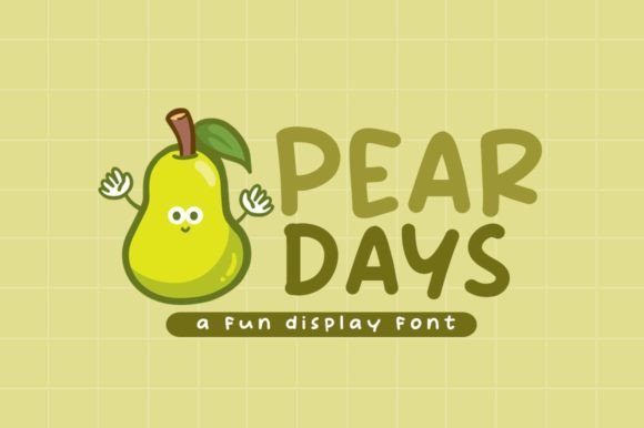 Pear Days Font: Adding Playful Charm to Brand Identity