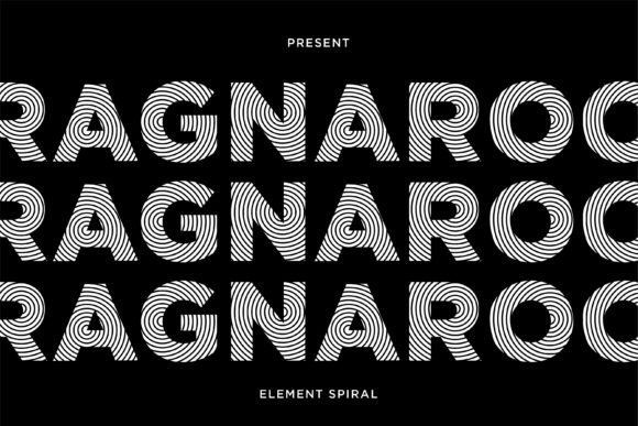 Ragnaroo: A Futuristic Display Font for Crafters and Product Designers