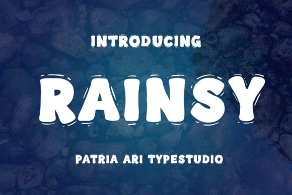 Rainsy: A Display Font That Elevates Business Branding