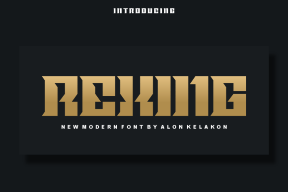 Rexing: A Modern Display Font That Elevates Editorial Design