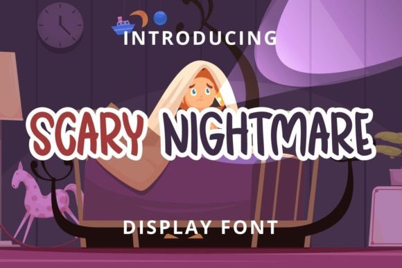 Scary Nightmare Font: A Playful Display Typeface for Business Branding