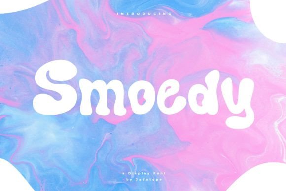 Smoedy: A Playful Display Font for Crafters and Product Designers