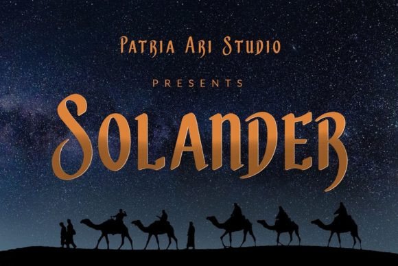 Solander: A Delicate Display Font for Elegant Editorial Design