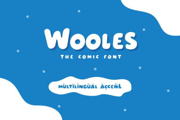 Wooles: A Playful Display Font for Crafters & Small Product Makers